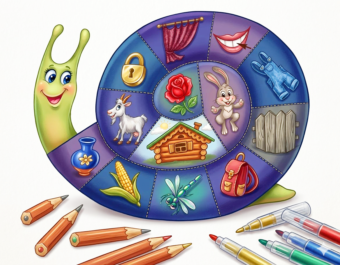 Улитка с картинками