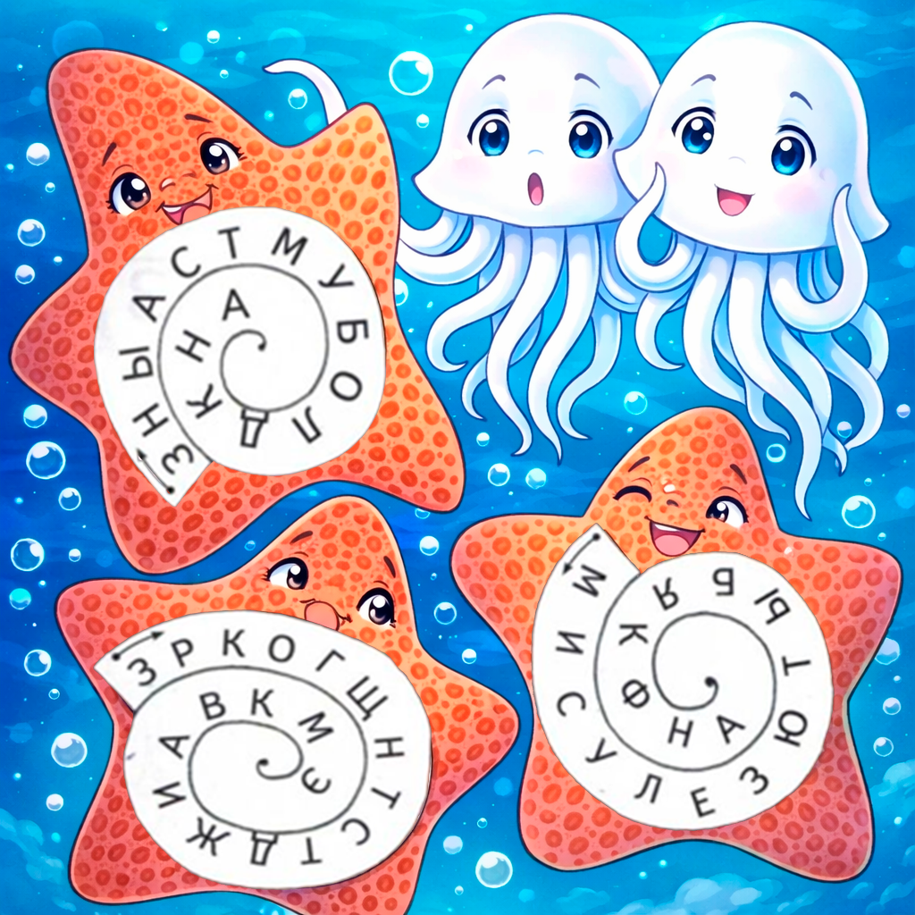 Загадочные слова от морских звёзд