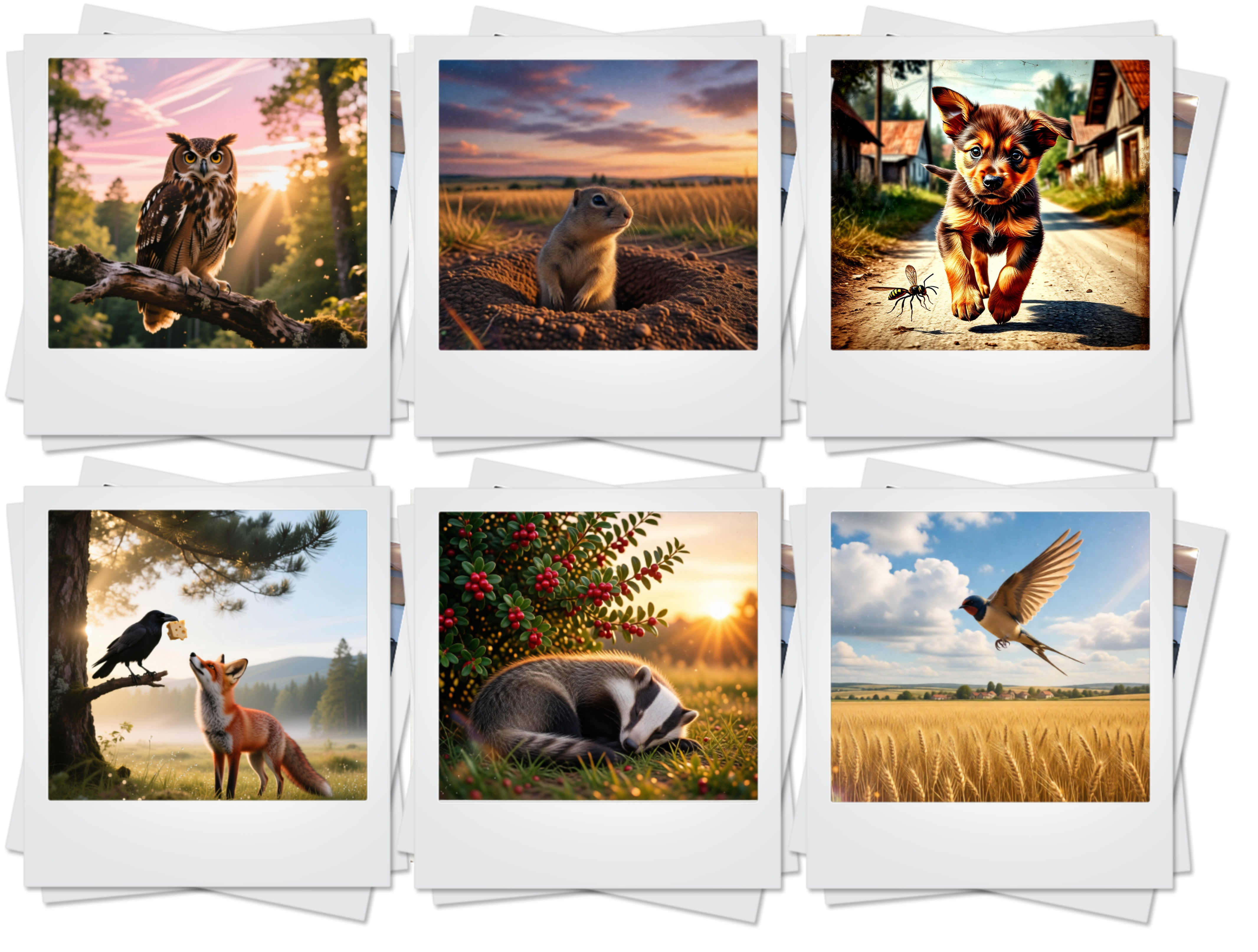 Фотоохота коллаж