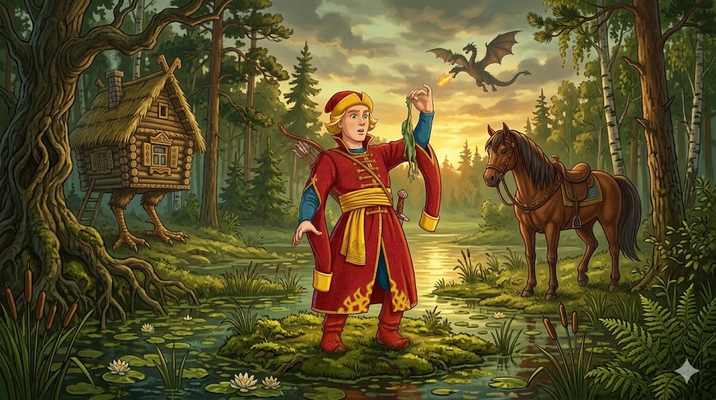 Иван-царевич на болоте